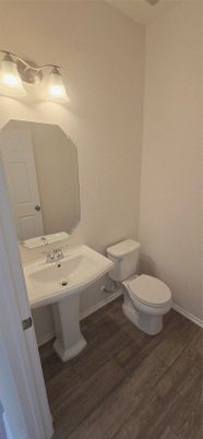 Bathroom, Interior, Wood Texture Flooring
