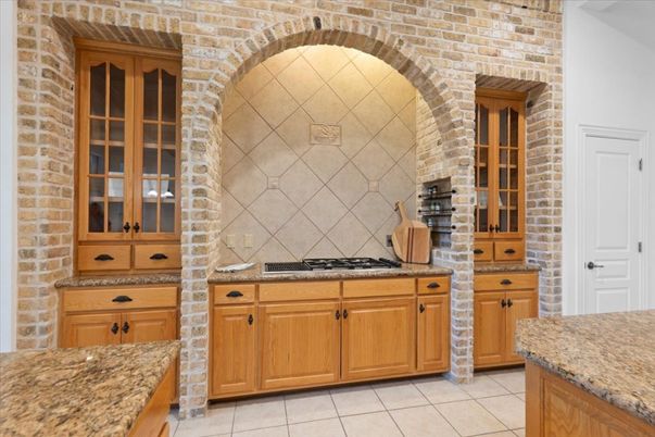 Interior, Kitchen, Stone Walls