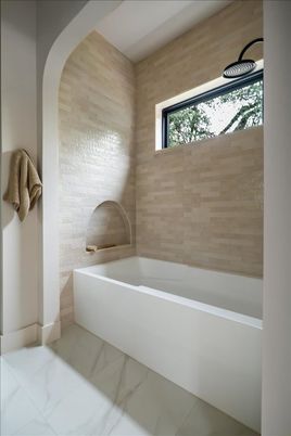 Bathroom, Interior, Marble, Wooden Walls