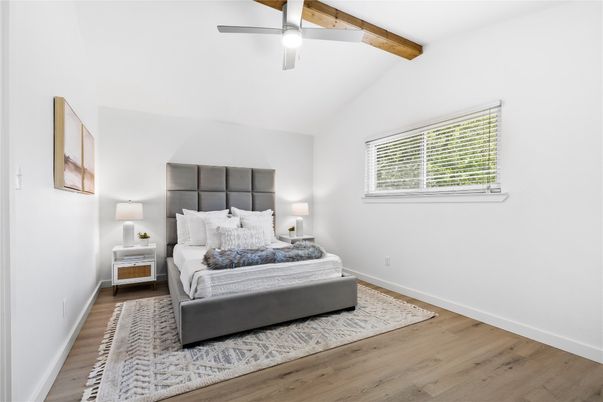 Bedroom, Interior, Wooden Beams, Wood Texture Flooring