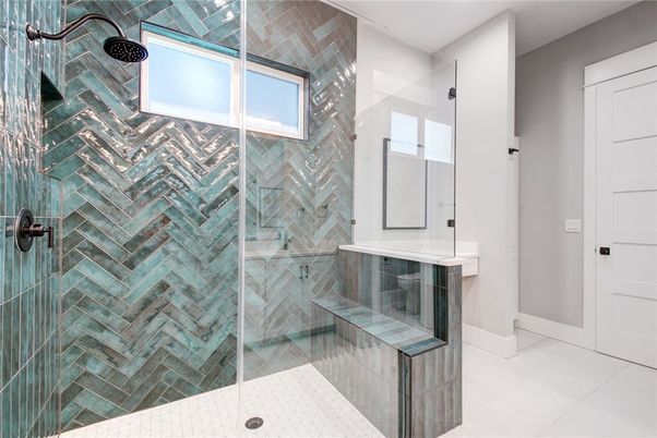 Bathroom, Glass Shower, Interior