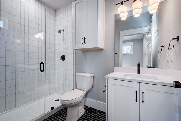 Bathroom, Glass Shower, Interior