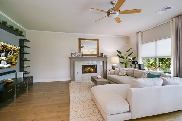 Fireplace, Interior, Living room, Wood Texture Flooring