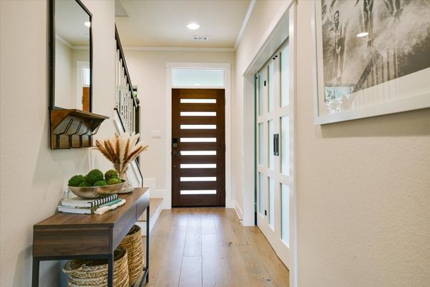 Interior, Recessed Lighting, Wood Texture Flooring