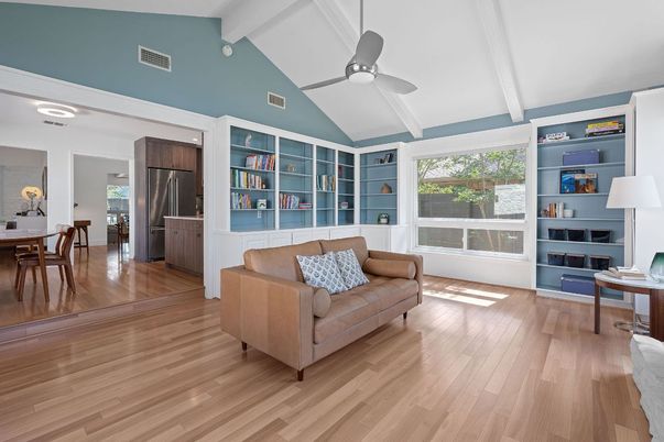 Home Office, Interior, Wood Texture Flooring