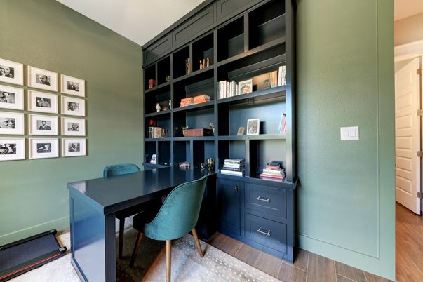 Home Office, Interior, Wood Texture Flooring
