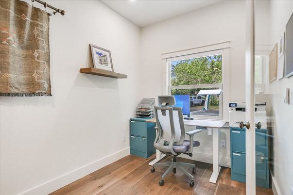 Home Office, Interior, Wood Texture Flooring