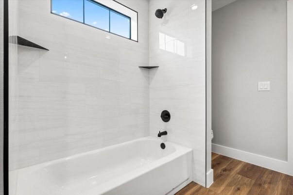 Bathroom, Interior, Wood Texture Flooring