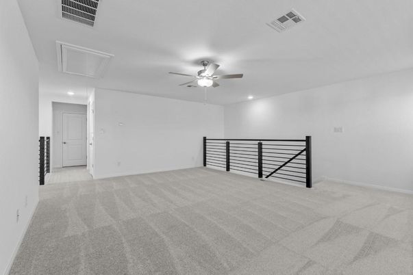 Empty room, Interior, Recessed Lighting