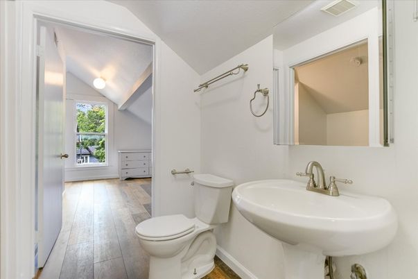 Bathroom, Interior, Wood Texture Flooring