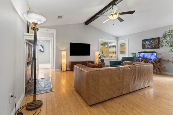 Interior, Living room, Wooden Beams, Wood Texture Flooring