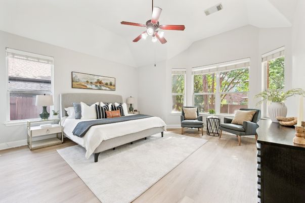 Bedroom, Interior, Wood Texture Flooring