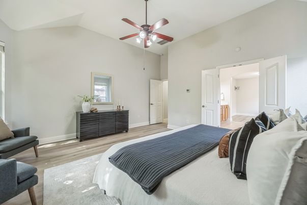 Bedroom, Interior, Wood Texture Flooring