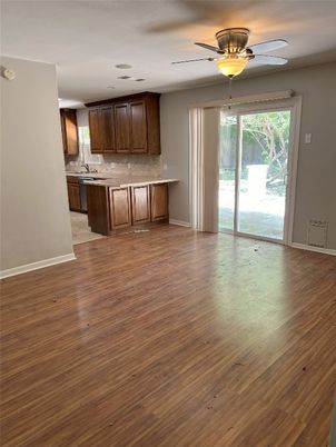 Interior, Kitchen, Wood Texture Flooring