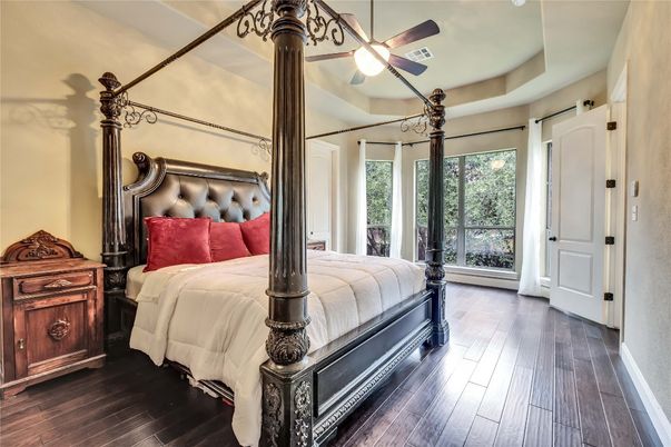 Bedroom, Interior, Wood Texture Flooring