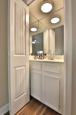 Bathroom, Dual Sink Vanities, Interior, Wood Texture Flooring