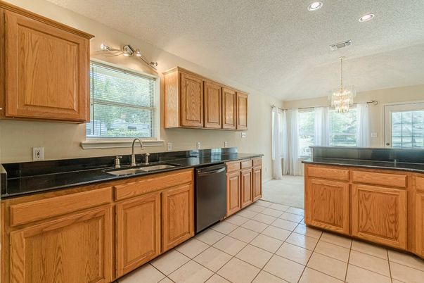 Chandelier, Interior, Kitchen, Recessed Lighting