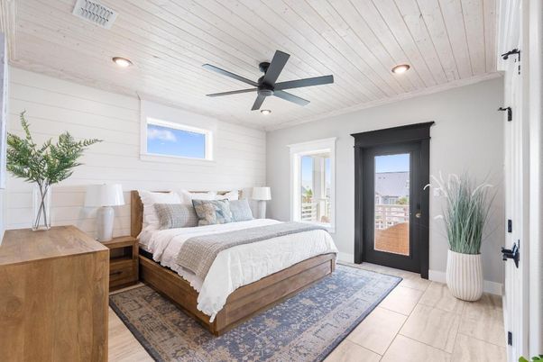 Bedroom, Interior, Recessed Lighting