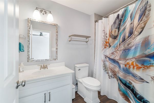 Bathroom, Interior, Wood Texture Flooring