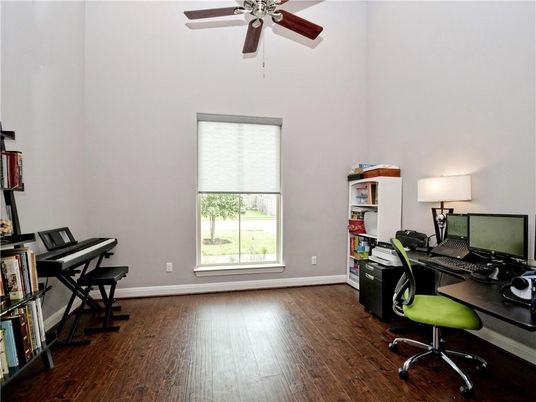 Home Office, Interior, Piano, Wood Texture Flooring