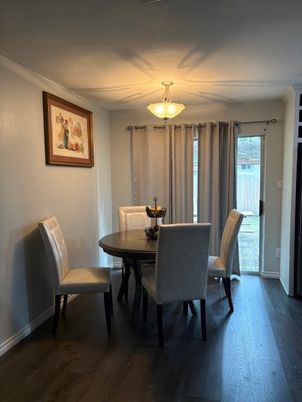 Dining room, Interior, Wood Texture Flooring