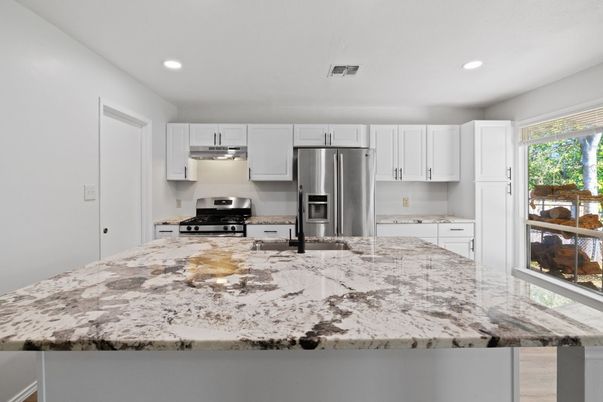 Interior, Kitchen, Recessed Lighting, Stainless Steel Appliances