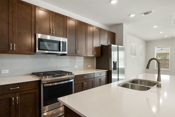 Interior, Kitchen, Recessed Lighting, Stainless Steel Appliances
