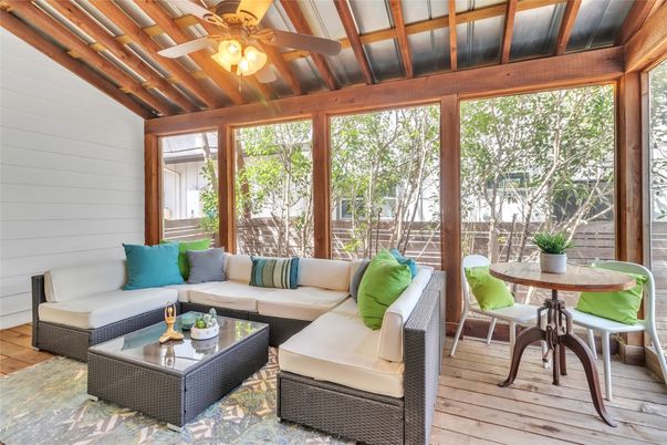 Interior, Living room, Sun Room, Wooden Beams, Wood Texture Flooring