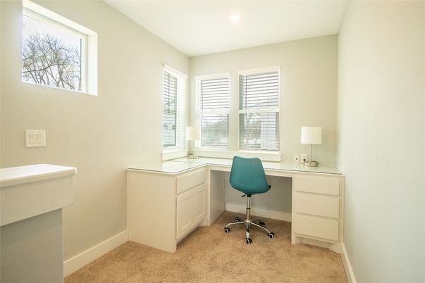 Home Office, Interior, Recessed Lighting
