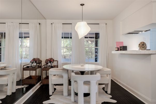 Dining room, Interior, Pendant Lights