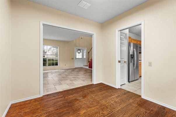 Empty room, Interior, Kitchen, Wood Texture Flooring