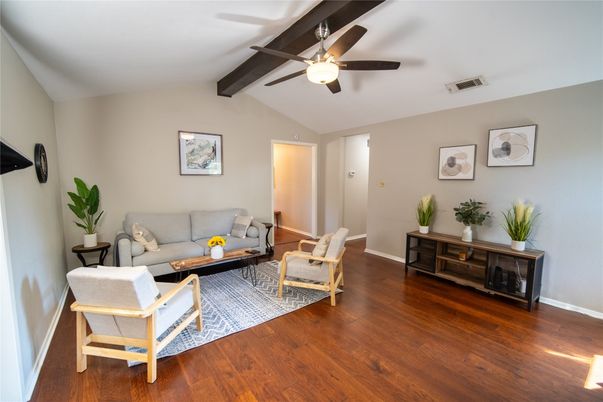 Interior, Living room, Wooden Beams, Wood Texture Flooring