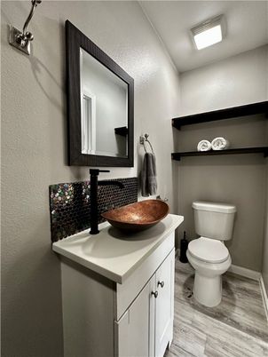 Bathroom, Interior, Wood Texture Flooring