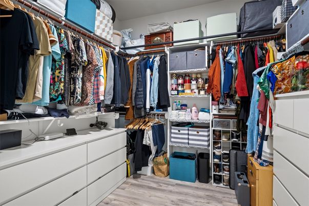 Interior, Walk-in Closets, Wood Texture Flooring
