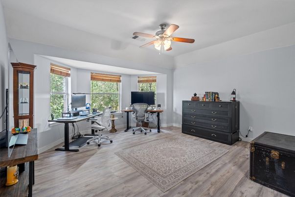 Home Office, Interior, Wood Texture Flooring
