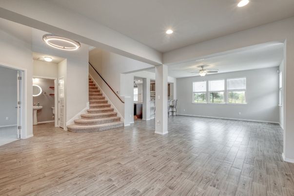 Interior, Recessed Lighting, Wood Texture Flooring