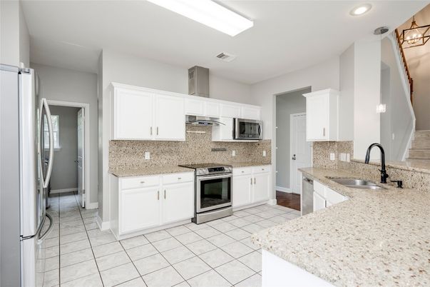 Interior, Kitchen, Recessed Lighting, Stainless Steel Appliances