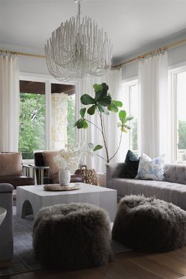 Chandelier, Interior, Living room, Wood Texture Flooring