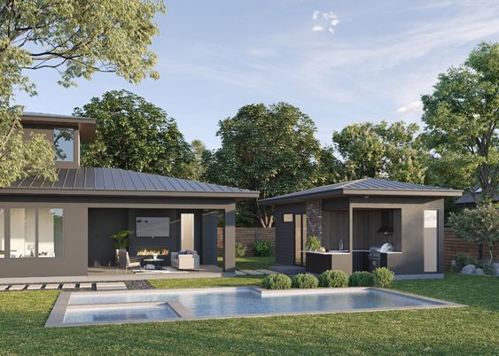 Backyard, Exterior, Pool
