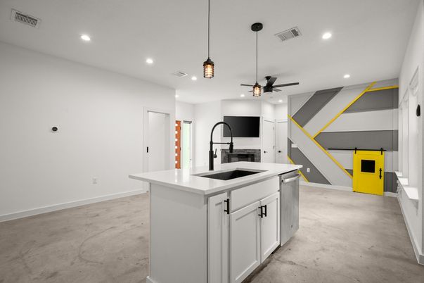 Interior, Kitchen, Pendant Lights, Recessed Lighting
