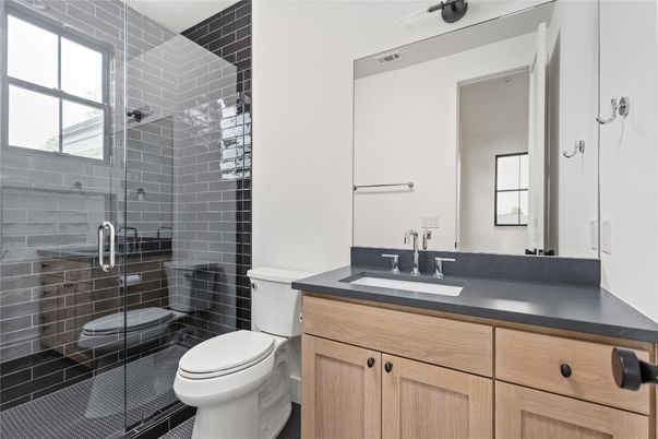 Bathroom, Glass Shower, Interior