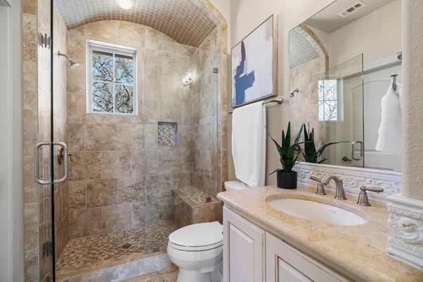 Bathroom, Glass Shower, Interior