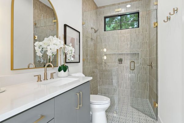 Bathroom, Glass Shower, Interior