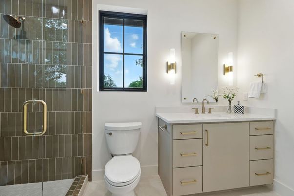Bathroom, Glass Shower, Interior