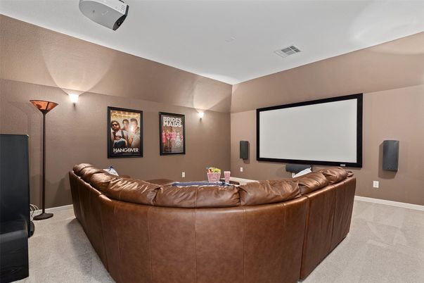 Interior, Projection Screen, Theatre Room