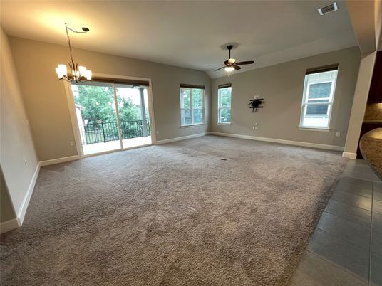 Chandelier, Empty room, Interior