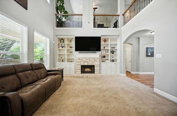 Fireplace, Interior, Living room, Wood Texture Flooring