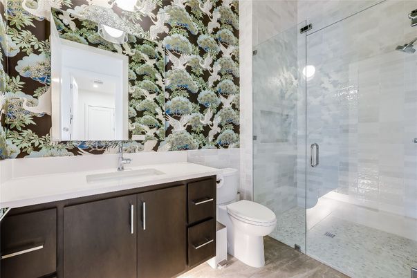 Bathroom, Glass Shower, Interior