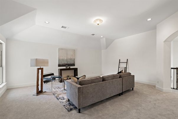 Interior, Living room, Recessed Lighting