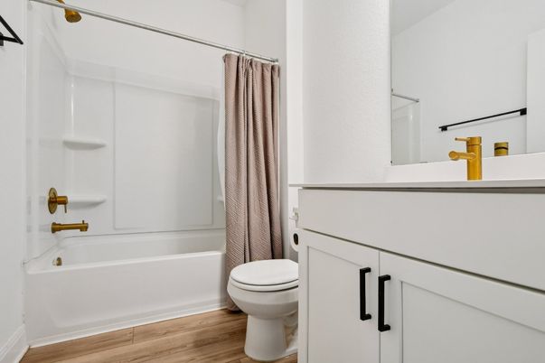 Bathroom, Interior, Wood Texture Flooring